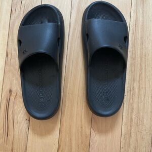 Tory Burch Black Slip-On Slide Sandals